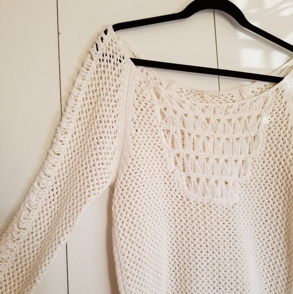 Maje Crochet Sweater